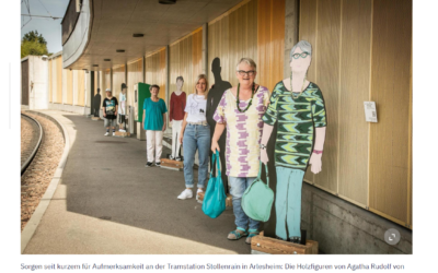 Ein Kunstwerk der Ausstellung Inklusiv Arlesheim in der BaZ