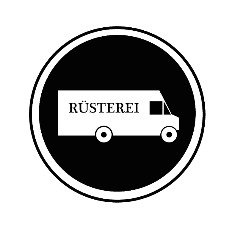 Rüsterei Food Truck Catering Logo Rüsterei Food Truck